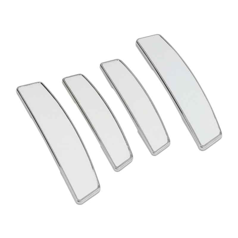 Kingsway 4 Pcs Universal Fit D4 White Car Door Edge Protection Guard Set for All Cars