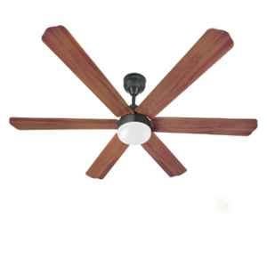 XUGA Zephyr F1P 32W 5 Star 320rpm Oakwood BLDC 6 Blade Ceiling Fan with Remote & 5 Years Warranty on Motor, Sweep: 1200 mm