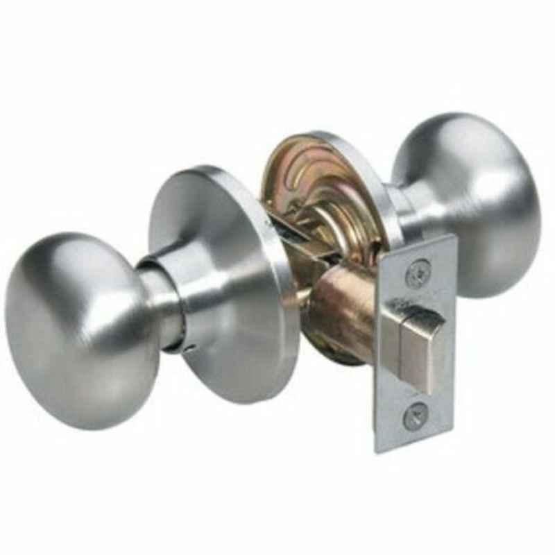 Master Lock 60-70mm Nickel Hall-Closet Door Knob, MLBCO0415
