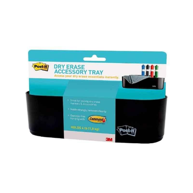 3M Post-it Black Dry Erase Surface Magic-Chart Accessory Tray