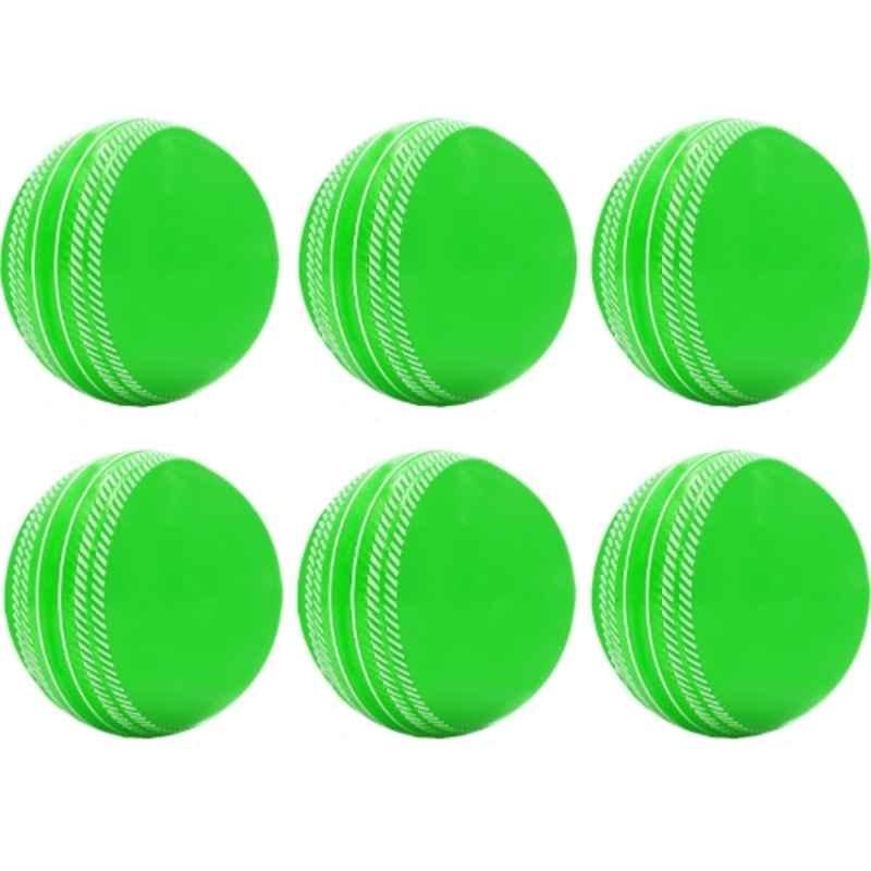 GLS Wind Rubber Green Standard Cricket Ball (Pack of 6)