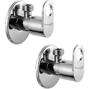 Prestige MAX Brass Chrome Finish Angle Cock (Pack of 2)