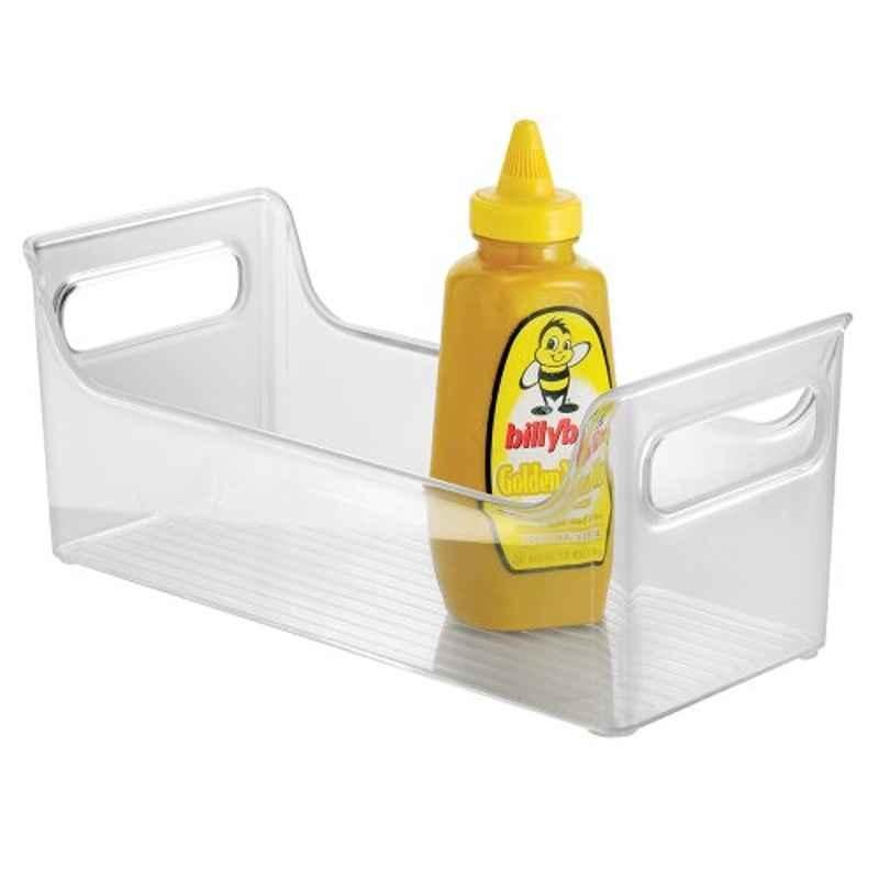 iDesign Plastic Clear Fridge Binz Portable Condiment Caddy, FBA_00885EU