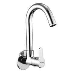 Mysis M-OE-13 Orange Brass Chrome Finish Sink Cock with Swivel Spout