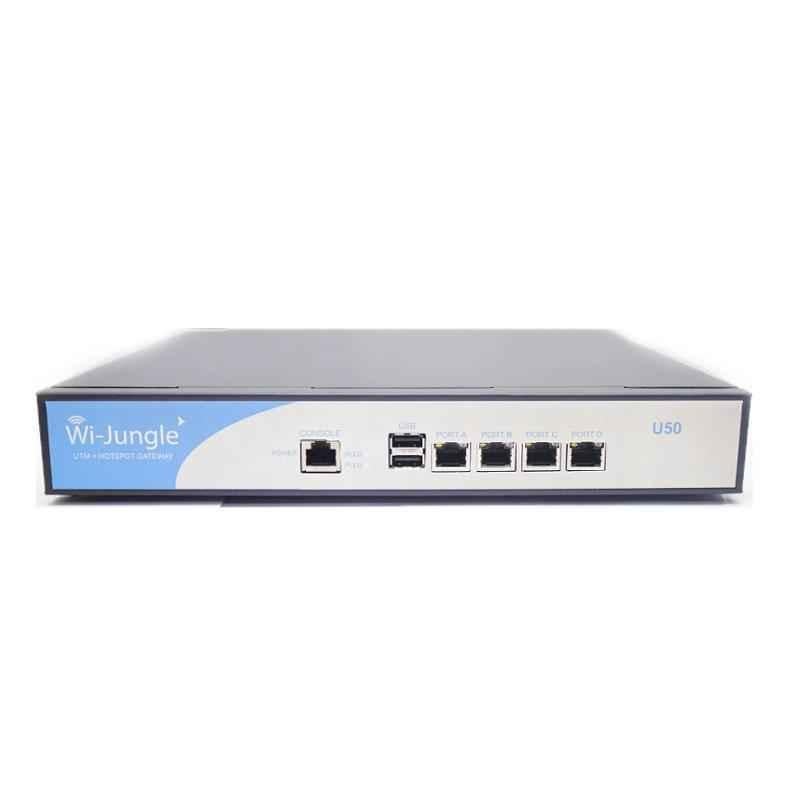 WiJungle 4 Gbps Network Switch with 1 Year Warranty & Support, U50