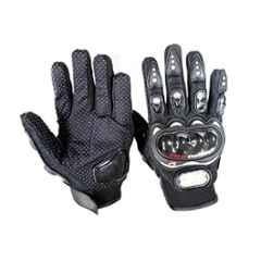 AOW PROBIKER FULL FINGERED GLOVES, BLACK (XXL SIZE)
