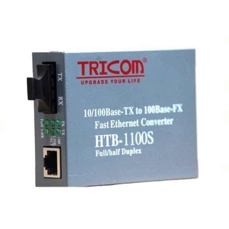 Tricom 100Mpbs Single Mode Media Converter, HTB-1100S