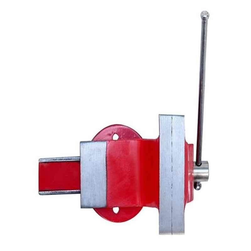 MK 75mm Alloy Steel Red Fixed Base Type Bench Vice, MK801