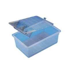 Polylab 290x220x140mm Polypropylene Twin Grill Animal Cage, 48001