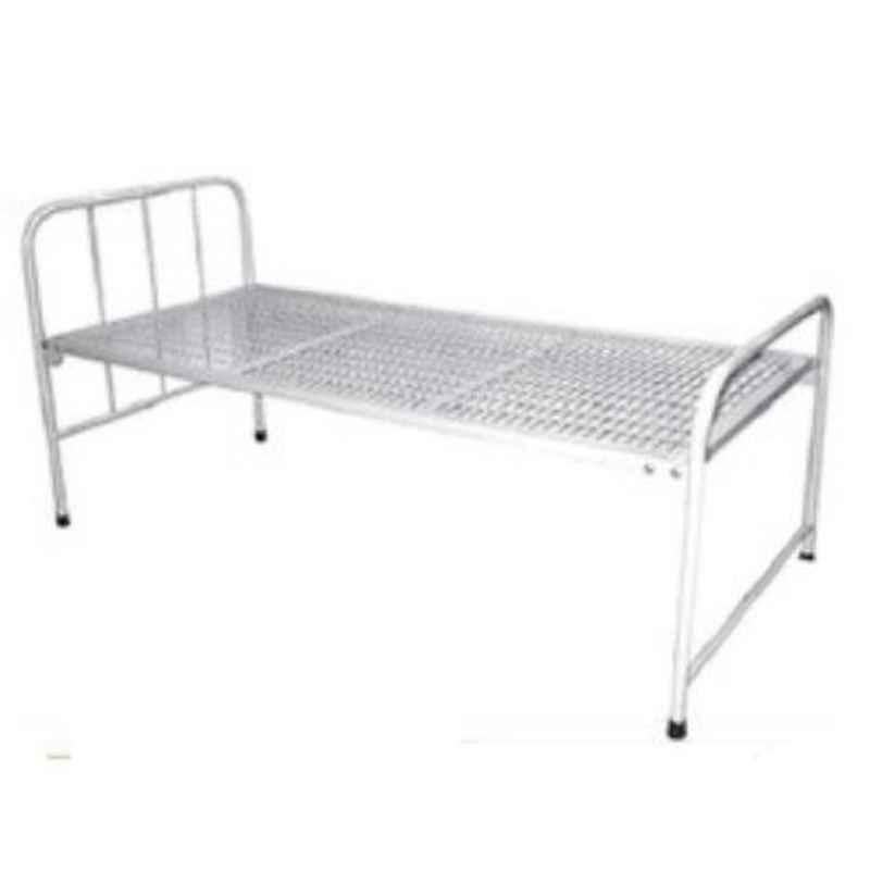 Aar Kay 206x90x60cm STD Hospital Plain Bed with Wire Mesh