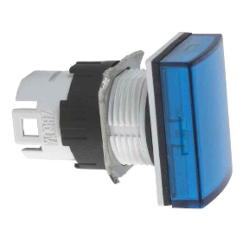 Schneider 16mm Blue Head Rectangular Pilot Light for Integral LED, ZB6DV6