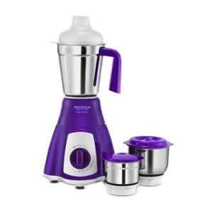 Maharaja Whiteline Flora Classic 3 Jars 500W Purple Mixer Grinder, MX-234