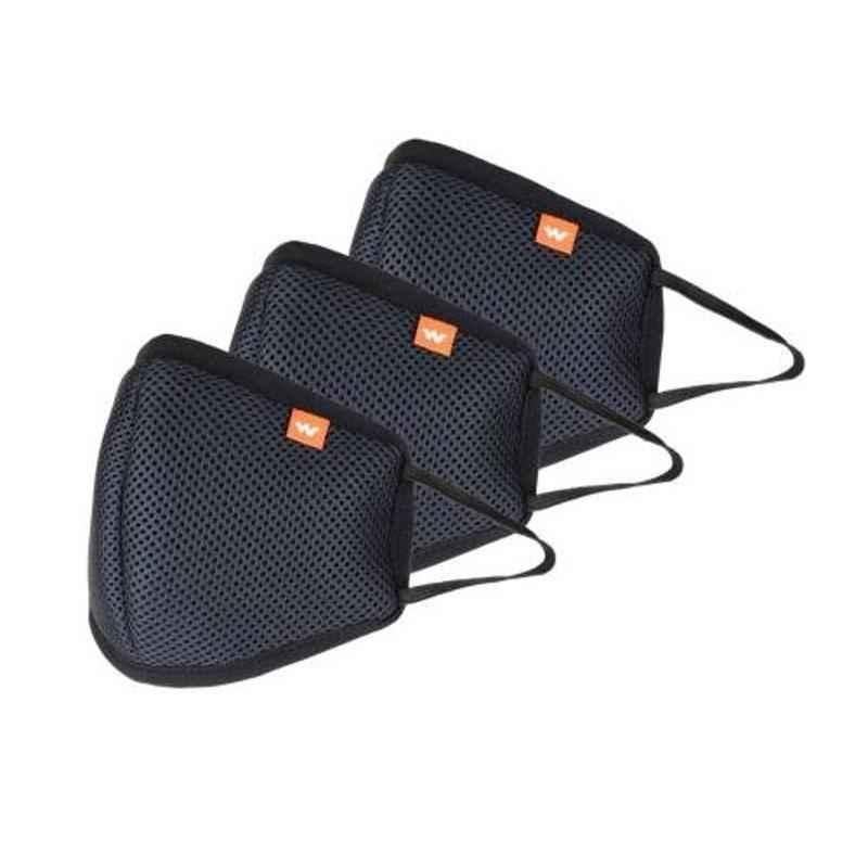 Wildcraft Supermask W95 Large Hypashield Reusable Outdoor Mask (Pack of 3)