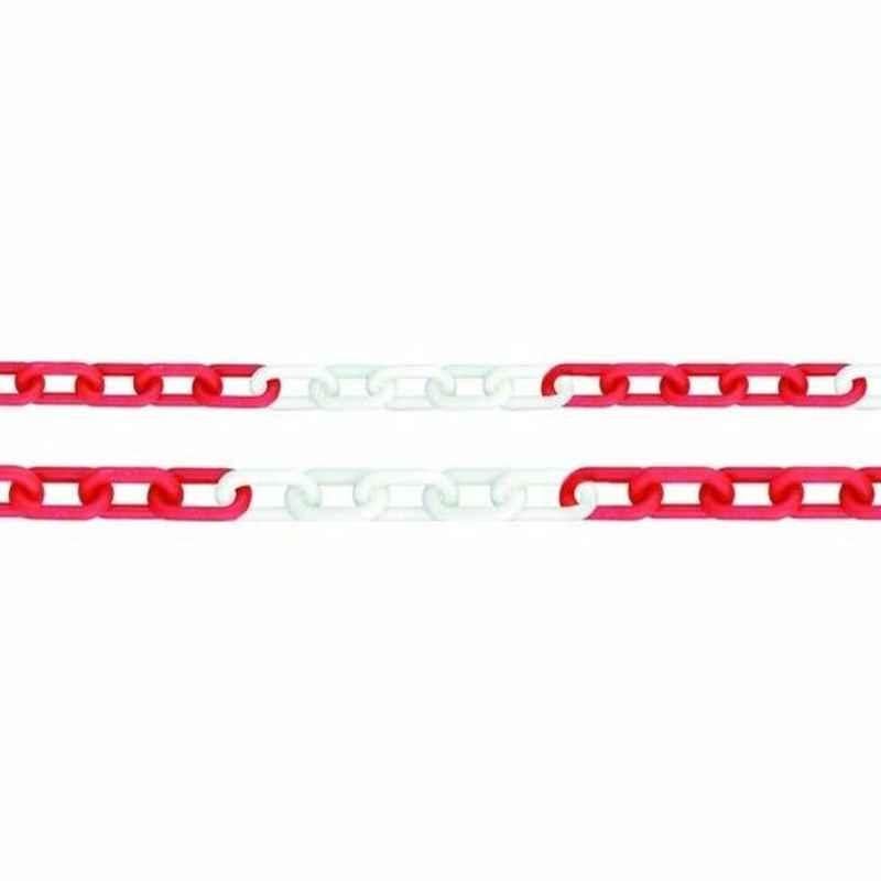 Robustline 18.5m Plastic Red & White Warning Chain