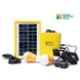 SUI Solar Home Lighting System with 2 LED bulbs, USB Mobile Charger & Battery Box -  84Wh Battery & 10W Solar Panel
