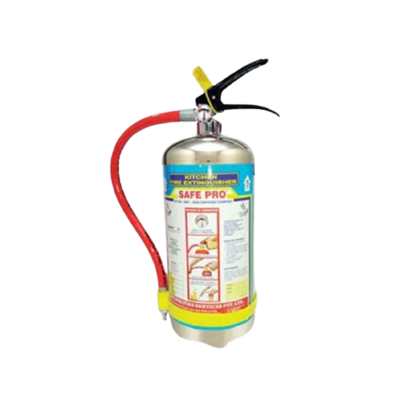 Safe Pro 4kg D-Type Stainless Steel Fire Extinguisher