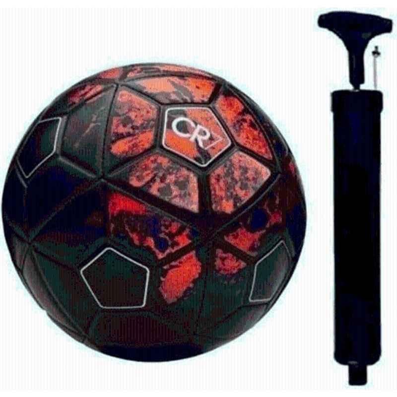 Sliva Black & Orange Football with Pump, Size: 5