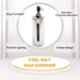 ZAP Alloy Steel Chrome Finish Bolt Soap Dispenser
