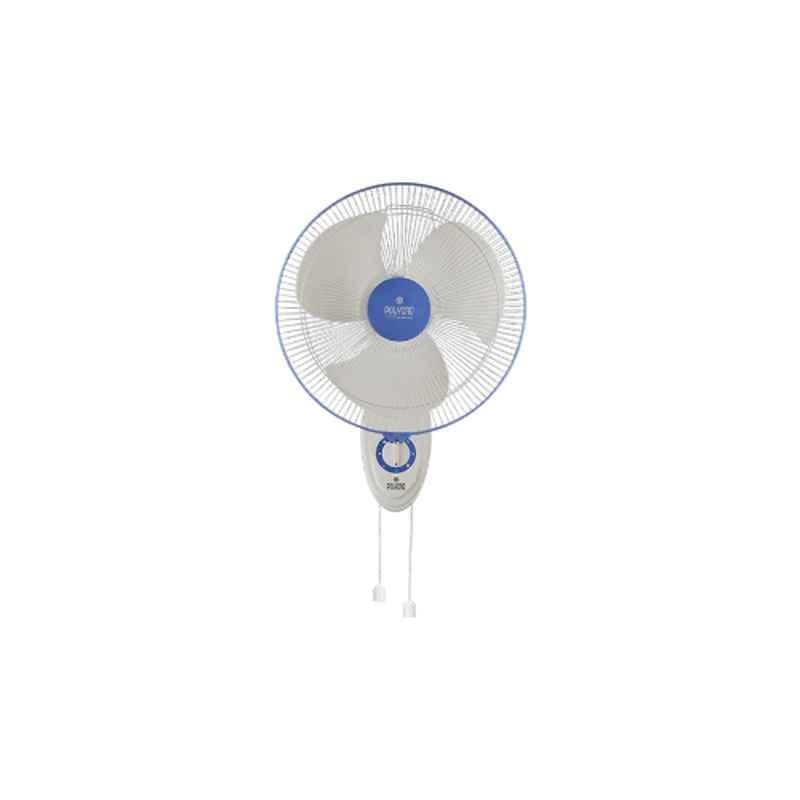 Polycab Thunderstorm 125W White & Blue Wall Fan, Sweep: 400 mm