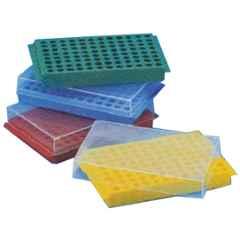 Tarsons 1.5 ml Polypropylene Reversible Rack with Cover, 241010