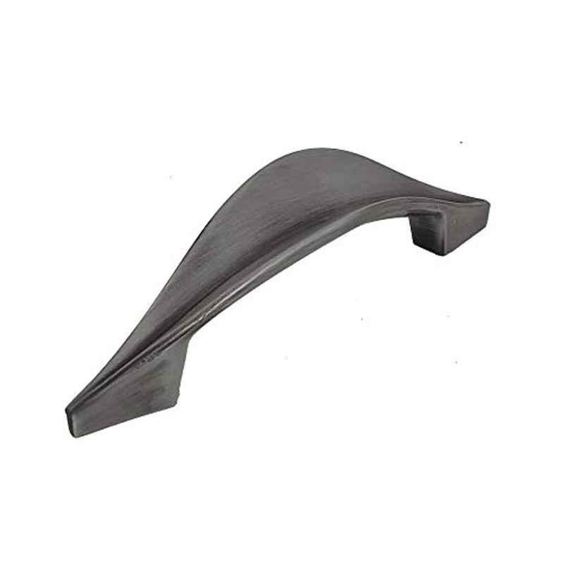 Aquieen 96mm Malleable Silver Wardrobe Cabinet Pull Handle, 745-96-AS (Pack of 2)