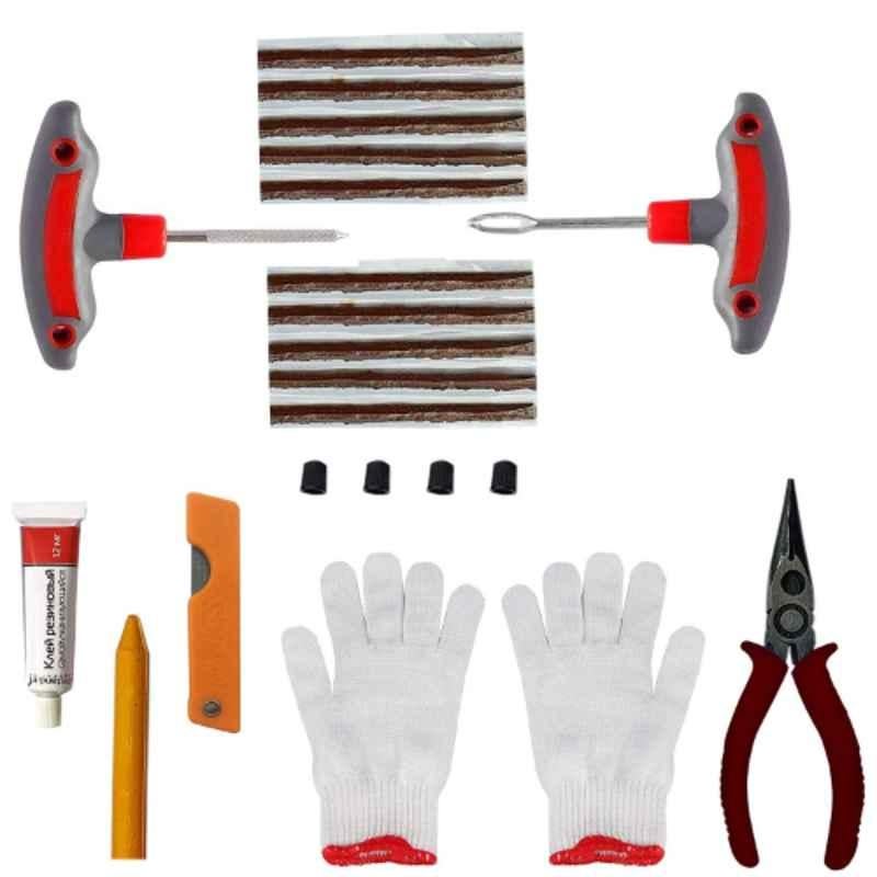 AllExtreme EX-5001 9 in 1 Universal Tubeless Tire Puncture Repair Kit