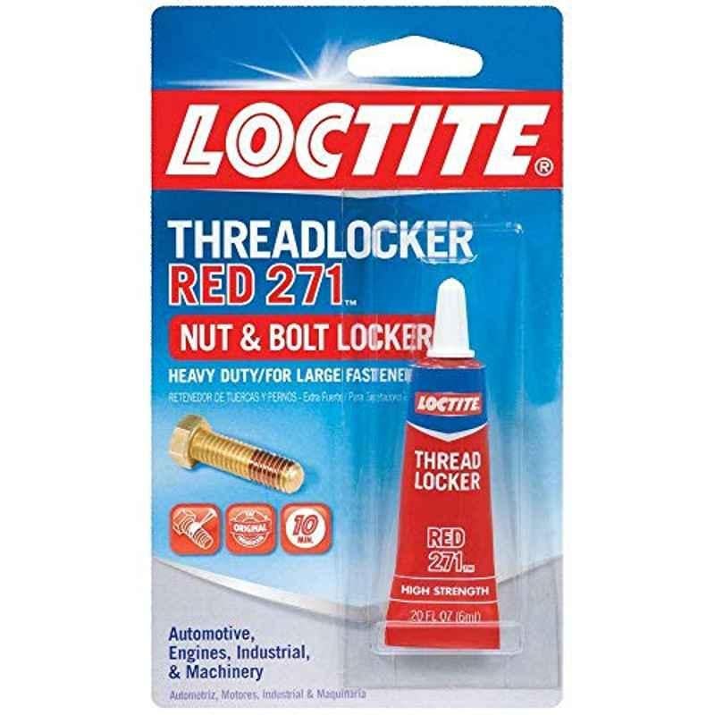 Loctite Red-271 0.20oz Nut & Bolt Locker, 209741