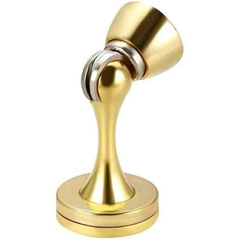 Msm Stainless Steel Magnetic Door Stopper (Gold)