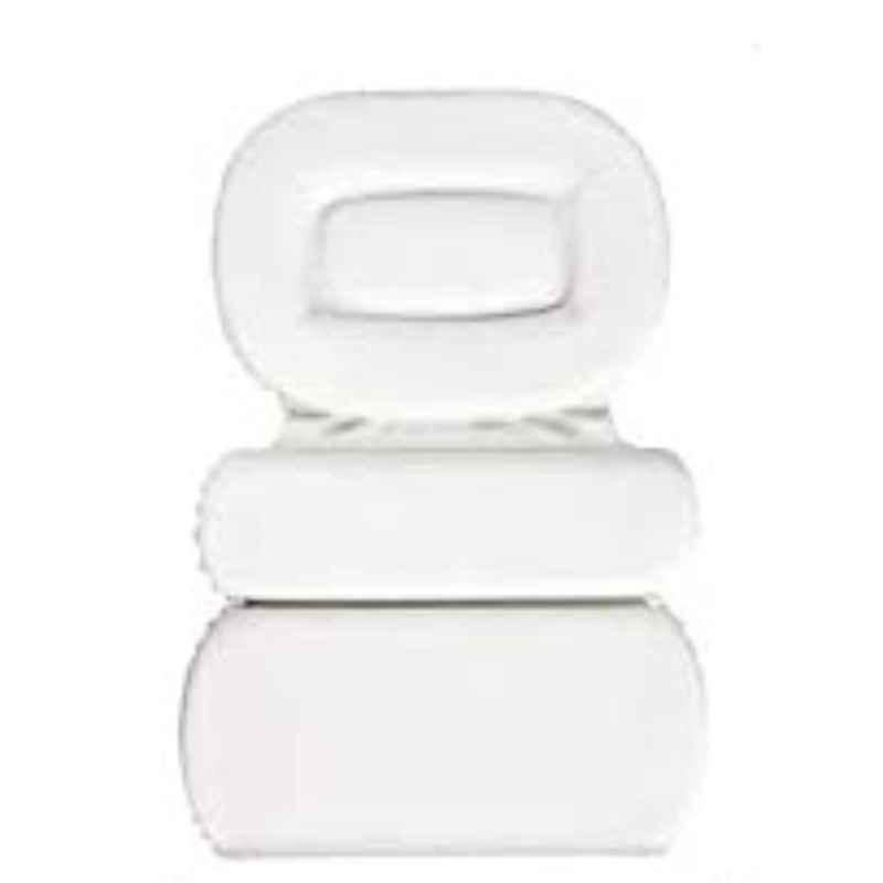 Rubik 38x55cm White Bathtub Pillow