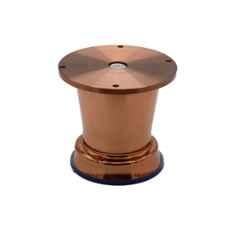 RAB 4 inch Stainless Steel Rose Gold Sofa Leg, 173 (Pack of 4)