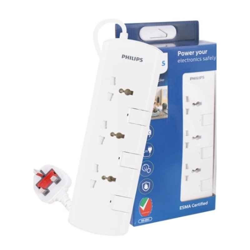 Philips ABS White Extension Socket, SPN3130WA, 56