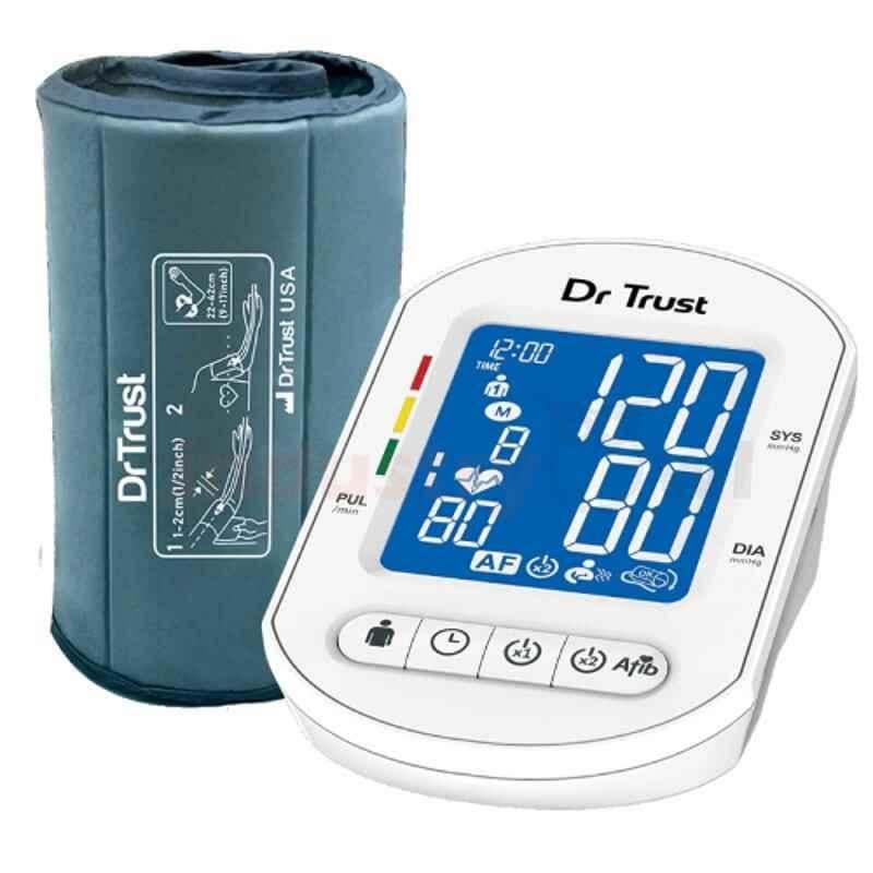 Dr Trust Fully Automatic Digital Blood Pressure Monitor with AFib, 123