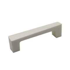 RAB 96mm Acrylic White Drawer Pull Handle, 104 (Pack of 4)