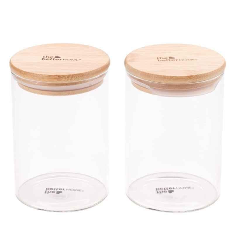 The Better Home Borosilicate Glass Jar for Kitchen Storage