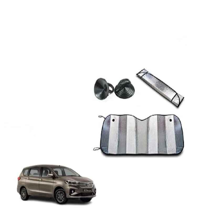 Kozdiko Aluminium Foil UV Protection Silver Windshield Sun Shade for Toyota Rumion