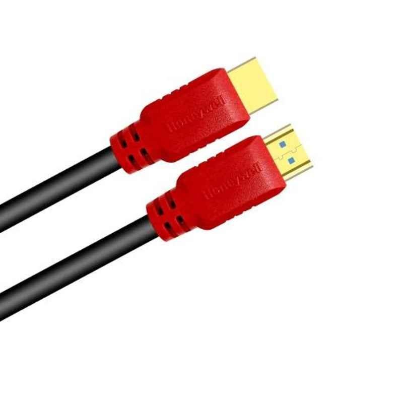 Honeywell 1.5kg Black & Red 20x7cm 15m HDMI Cable, HC000011/HDM/15M-1