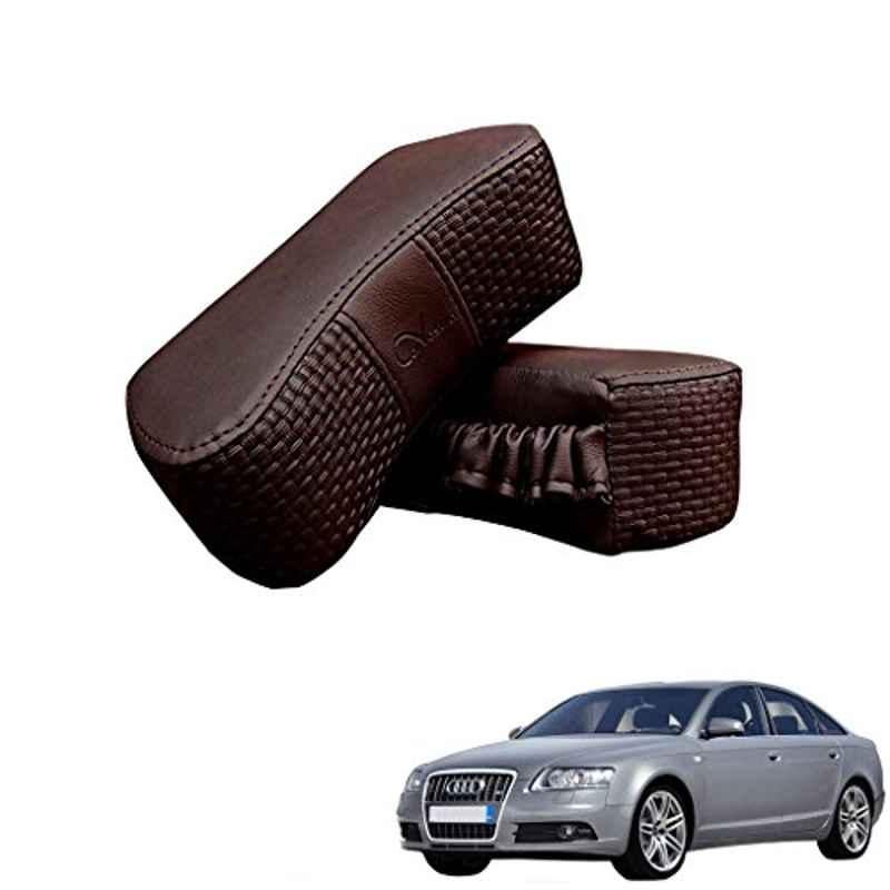 Kozdiko 2 Pcs Memory Foam Cola Neck Rest Cushion Pillow Set for Audi A6