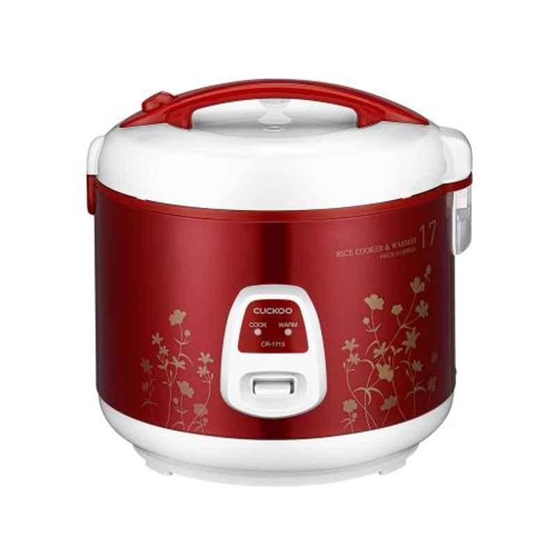 Cuckoo 3L Red Electric Rice Cooker, CR-1713