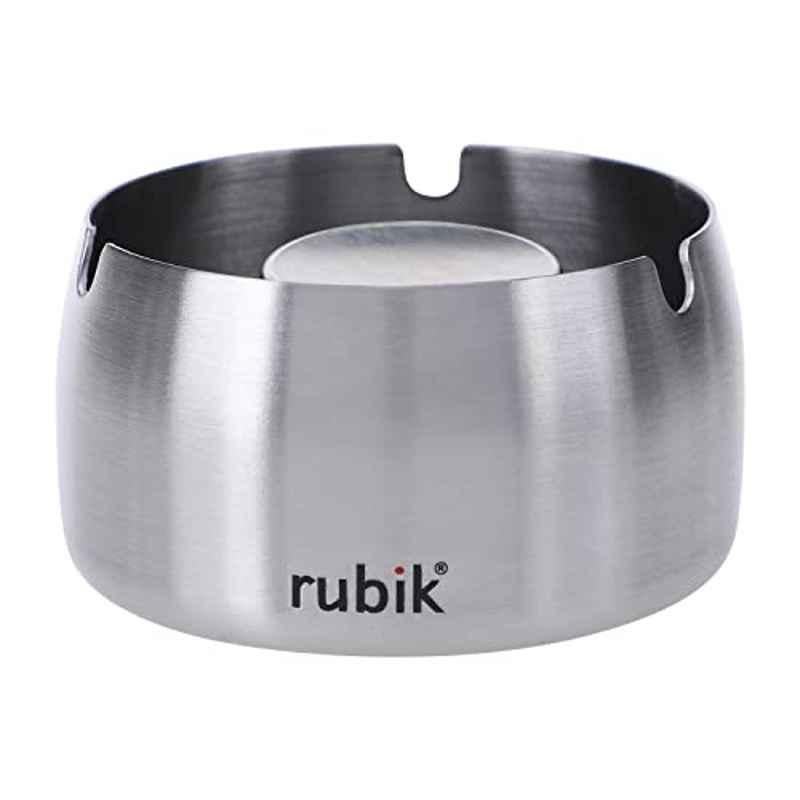 Rubik 9x5cm Stainless Steel Silver Cigarettes Holder, RBA9230922