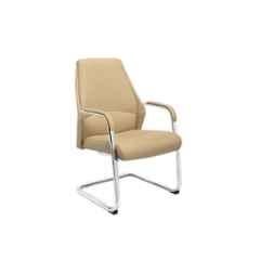 Paradise 53.3x53.3x50.8cm Mild Steel Beige Medium Back Visitor Chair, PVD-1911