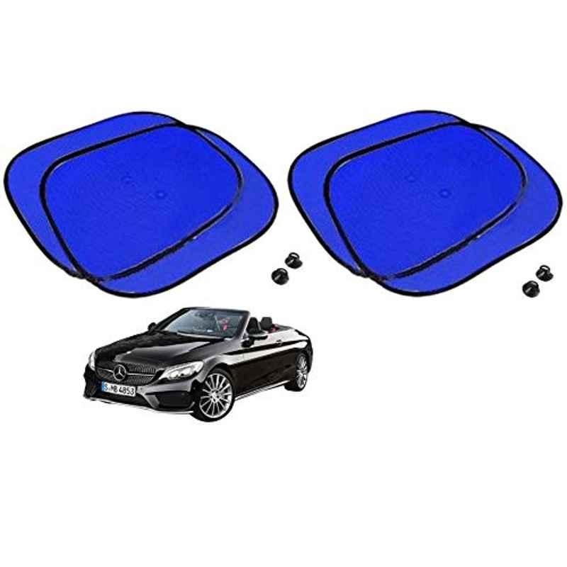 Kozdiko 4 Pcs Blue Chipkoo Car Window Sunshade Curtain Set for Mercedes Benz E-Class, koz_82992