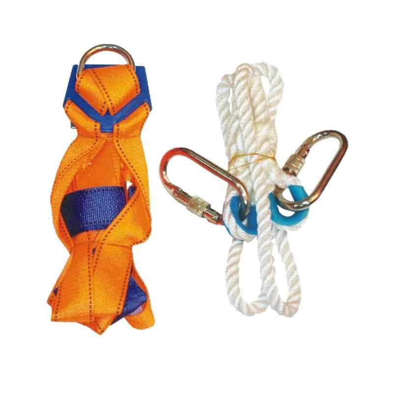 Olympia Orange Harness with Rope & 2 Ct 15 Hook, EBO