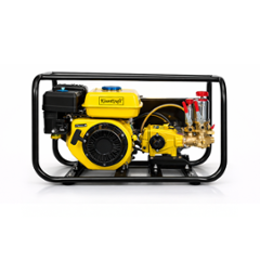 Kisankraft 6.5HP 196cc 4 Stroke Petrol Operated Power Sprayer with HTP Pump 22 Number, KK-PSP-22X3