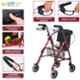 Entros 136kg Aluminum Light Weight Rollator with Seat & Wheel, SC5001