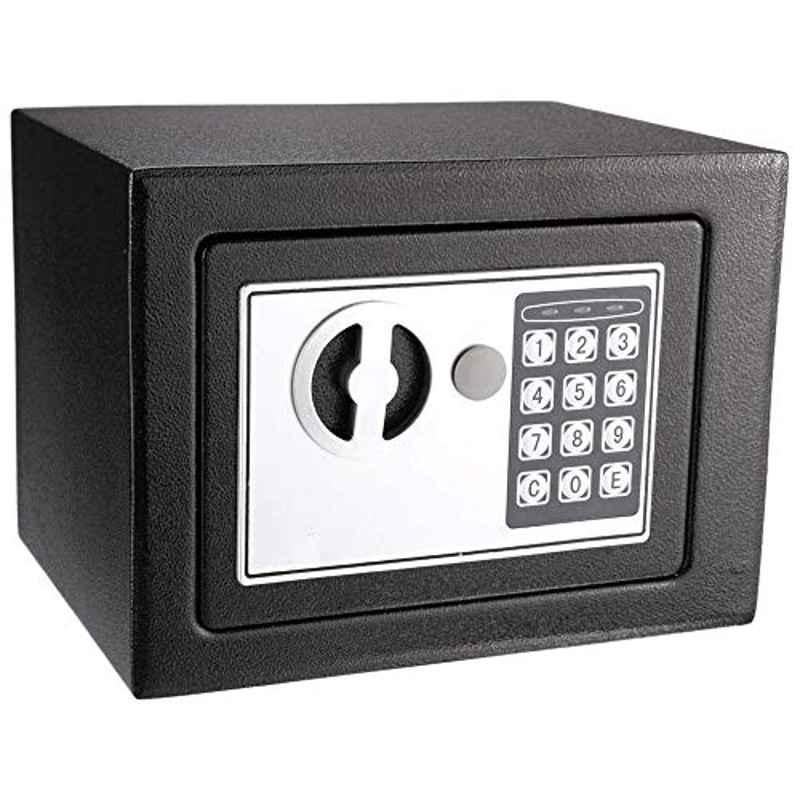 Generic Metal Black Digital Keypad Lock Safe Security Box