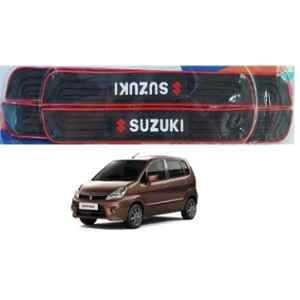 SureStrive 4 Pcs PVC & Rubber Black Car Door Sill Plate Set for Maruti Suzuki Zen Estilo All Model