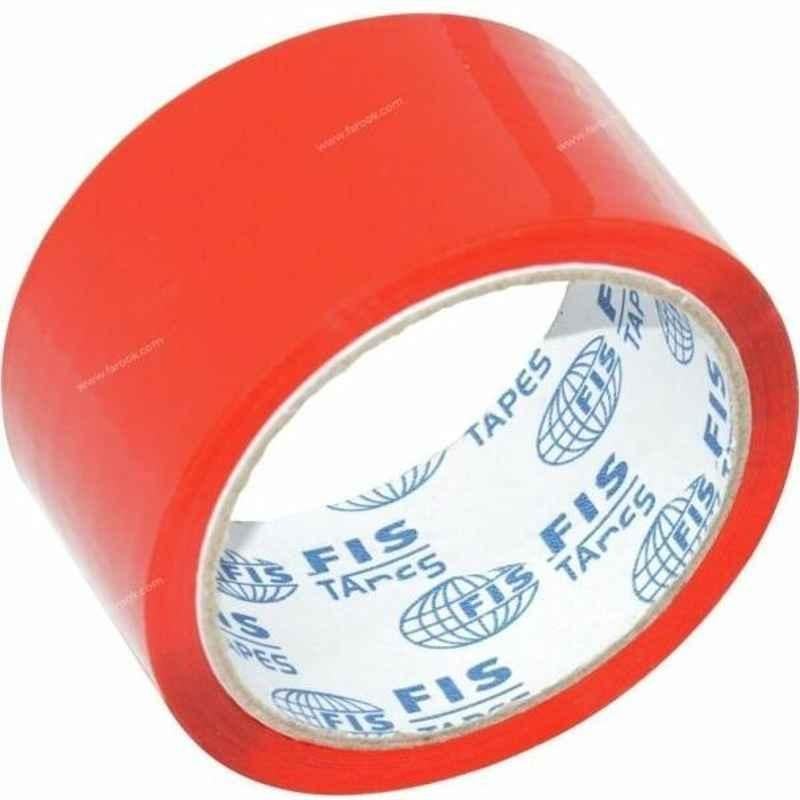 FIS Colored Tape, FSTA2X45RE, 2  inchx45 Yard, Red
