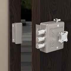 Plantex Heavy Duty Dead Bolt Lock/Rim Lock Set/Trio for Home/Office/Hotel Matte