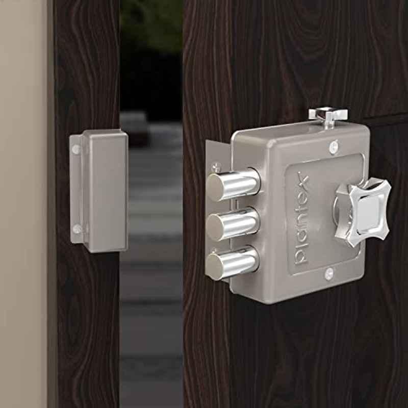 Plantex Heavy Duty Dead Bolt Lock/Rim Lock Set/Trio for Home/Office/Hotel Matte