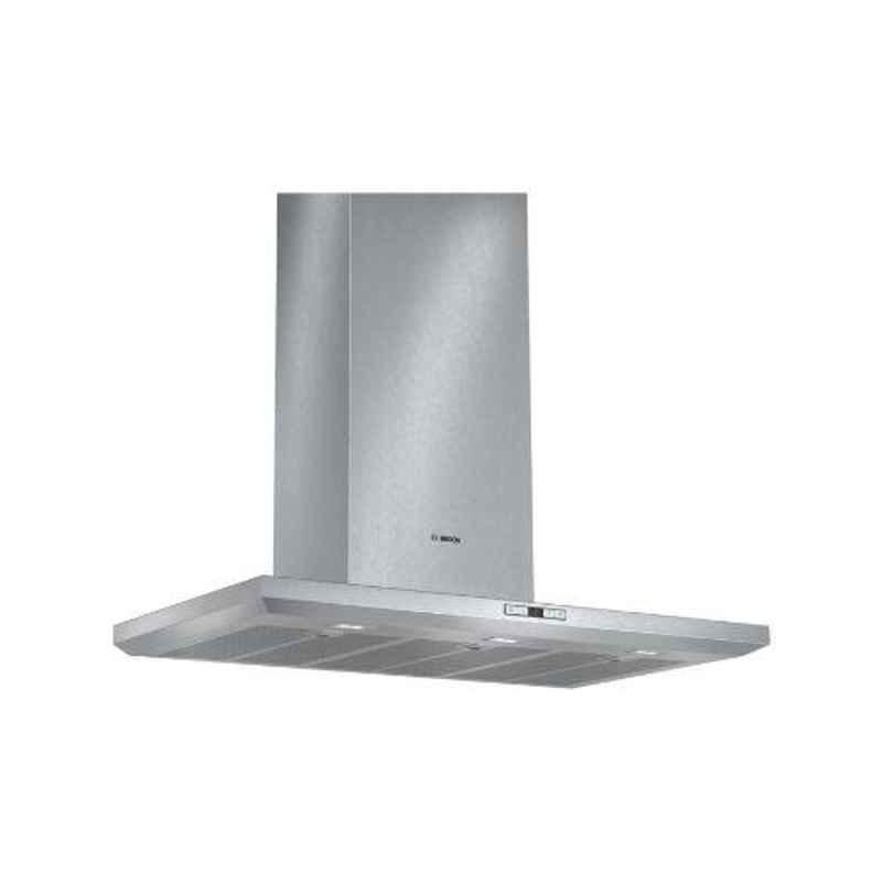 Bosch Serie-6 Stainless Steel Wall Mounted Cooker Hood, DWB098E51, Size: 90 cm